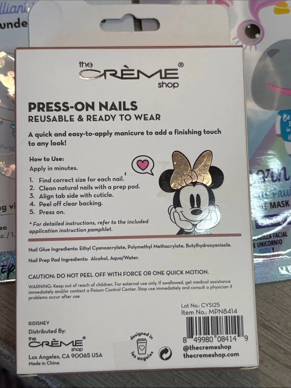 The Crème Shop Bundle, Disney Minnie & Mickey Mouse